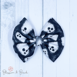 Tie Dye Ghosts Bow